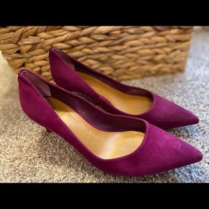 Tory Burch Purple Suede Pumps